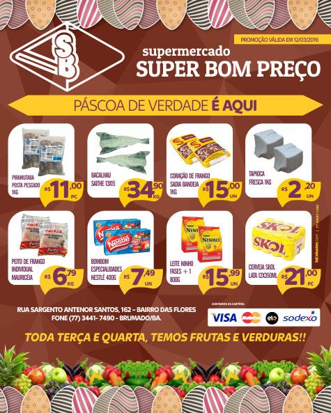 Confira as promoções do Supermercado Super Bom Preço