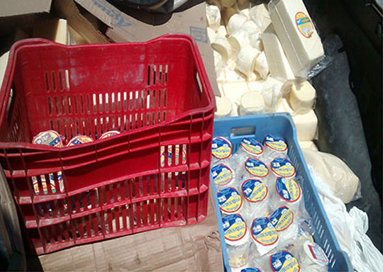 Brumado: Veículo transportando queijo clandestinamente é apreendido