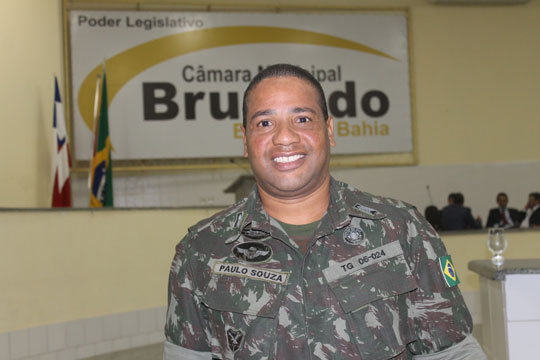 Brumado: Sargento leva atiradores à Câmara para conhecerem os trabalhos do legislativo