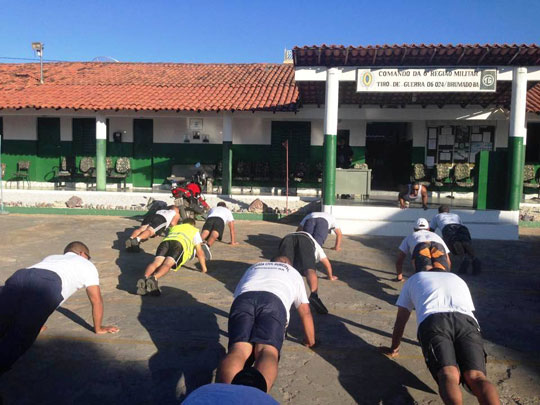Guarda Municipal realiza treinamento físico em Brumado