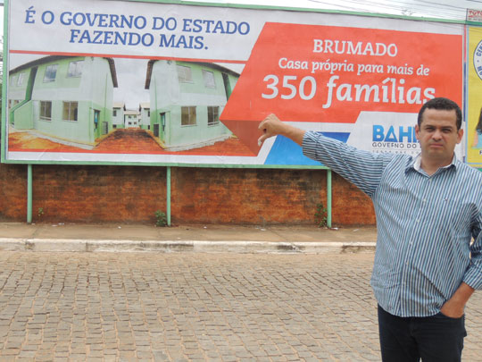 Brumado: Vereador repudia propaganda enganosa do governo estadual e cobra erário gasto
