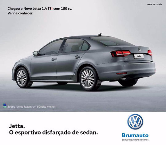 Chegou o novo Jetta 1.4 TSI com 150 cv na Brumauto