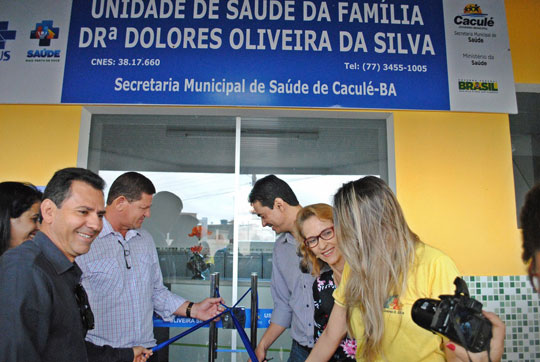 Caculé: Prefeitura inaugura reforma da UBS Dolores Oliveira Silva