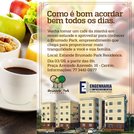 E2 Engenharia promove café da manhã para apresentar o Brumado Park