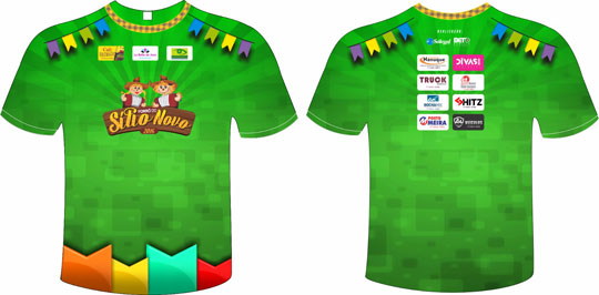 Camisa oficial do Forró do Sítio Novo 2016 é lançada em Brumado