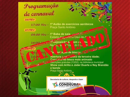 Prefeitura de Condeúba cancela festa de carnaval após assassinato do Diretor de Tributos