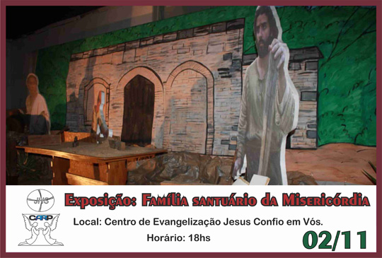 CARP promove Exposição Família Santuário da Misericórdia em Brumado
