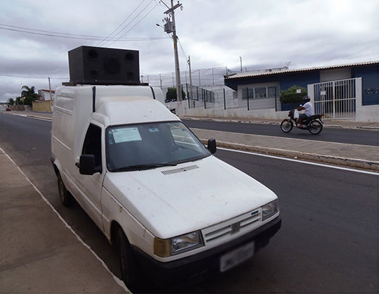 Brumado:  Carro de som é apreendido após veicular propaganda em frente à sede da Justiça Eleitoral
