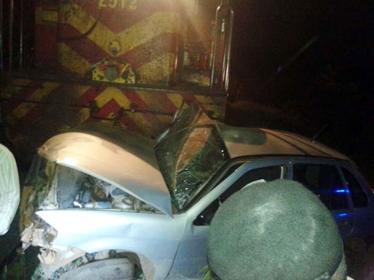 Pastor sai ileso ao ter carro arrastado por trem em Brumado