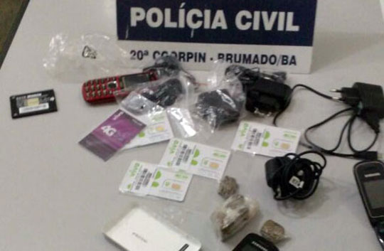 Polícia Civil frustra tentativa de entrada de drogas e celulares no teto da carceragem em Brumado