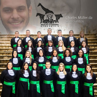 Ufba: Formandos de Medicina Veterinária homenageiam brumadense Charles Müller