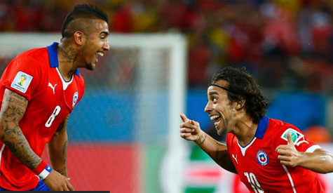 Copa 2014: Chile faz 3 a 1 e vence Austrália
