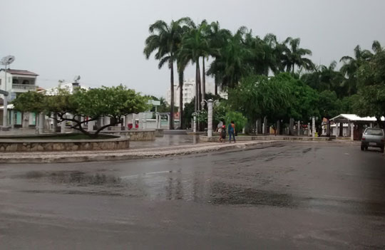 Volta a chover durante o último final de semana em Brumado