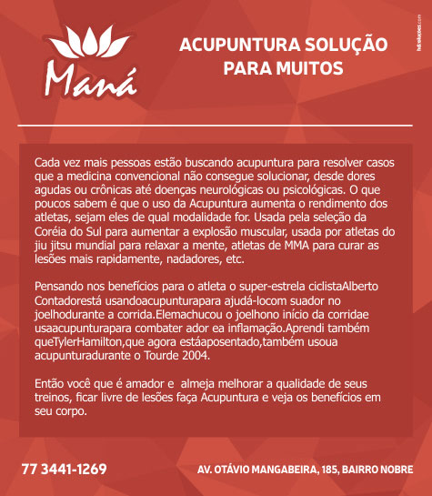 Clínica Maná: Acupuntura é solução para muitos