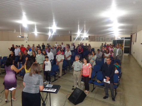 34ª CIPM: Major Berlink participa de culto em ação de graças pelo 189º aniversário da PM