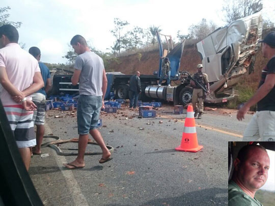 Carreteiro brumadense morre em acidente próximo a Contendas do Sincorá