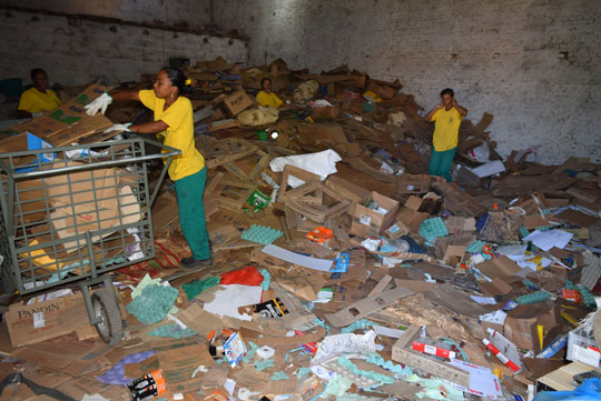 Com 15 dias de atuação, cooperativa já recolheu 4 toneladas de materiais recicláveis em Brumado
