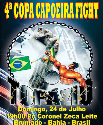 Grupo Topázio realiza a IV Copa Capoeira Fight Brumado