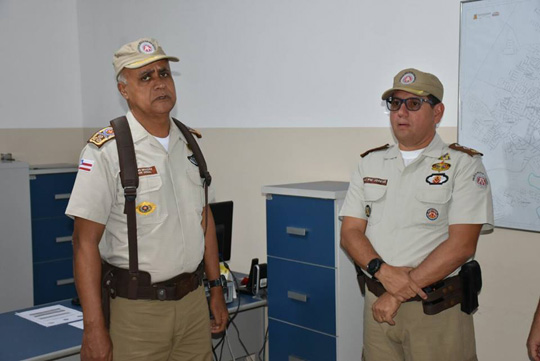Brumado: Comandante geral da policia militar visita instalações da 34ª CIPM