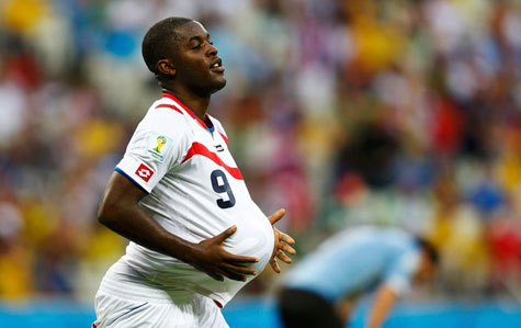Costa Rica vence o Uruguai na 1ª zebra da Copa 2014