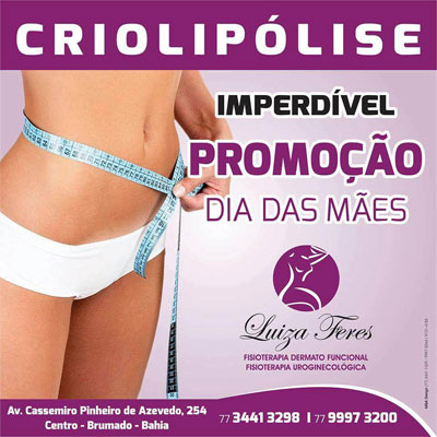 Tratamento de Criolipólise está em promoção de Dia das Mães