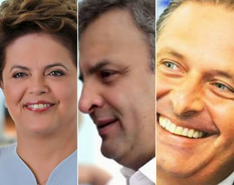 Datafolha: Dilma tem 34%, Aécio, 19%, e Campos, 7%