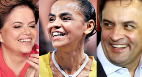 Datafolha: Dilma 36%, Marina 33% e Aécio 15%