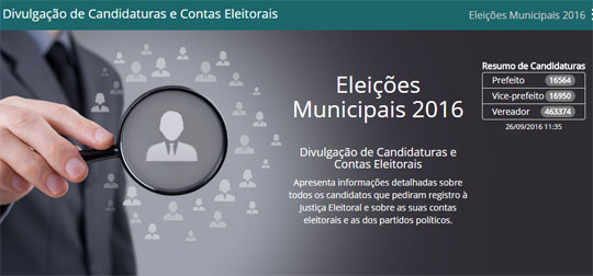 Eleições 2016: Verifique a situação do registro de seu candidato