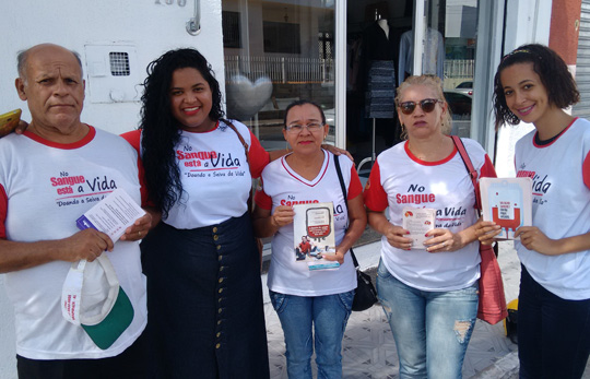 Embaixada de Justiça Pela Paz faz campanha para doação de sangue em Brumado