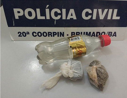 Droga e cachaça são encontradas no teto da carceragem de Brumado