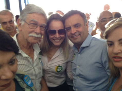 Eleições 2014: Eduardo Vasconcelos transmite pessoalmente seu apoio a Aécio Neves em Salvador