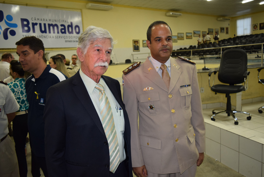 Prefeito e vereadores de Brumado dão as boas vindas ao novo comandante da 34ª CIPM