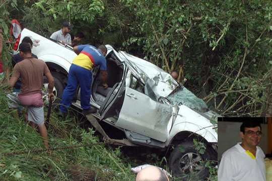 Empresário de Caculé morre em acidente na BR-101
