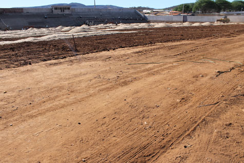 Brumado: Obras do Estádio Gilbertão estão a todo vapor