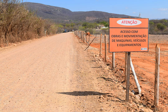 Estradas vicinais estreitas atrasam obras do Parque Eólico de Brumado