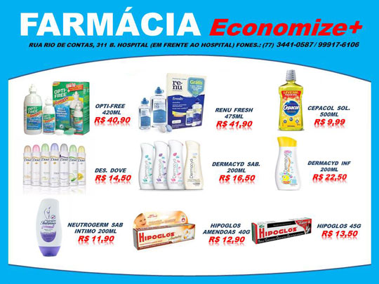 Confira os produtos em promoção na Farmácia Economize +
