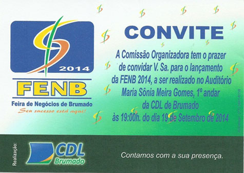 CDL confirma realização da Feira de Negócios de Brumado 2014