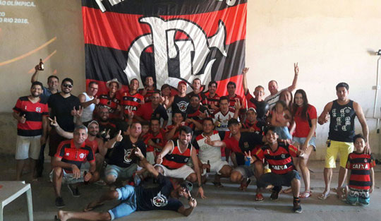 Torcedores brumadenses foram até Salvador para assistir o jogo do Flamengo contra o Vitória