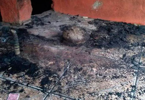 Casa de torcedora gremista que fez ofensas racistas a Aranha é incendiada