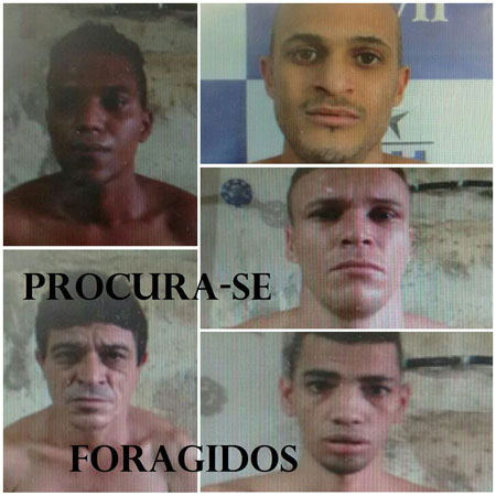 Polícia divulga lista dos foragidos e registra terceira fuga em um ano na cadeia em Brumado