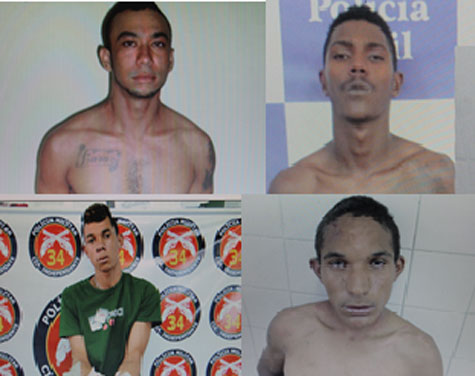 Polícia divulga imagens dos foragidos da cadeia de Brumado