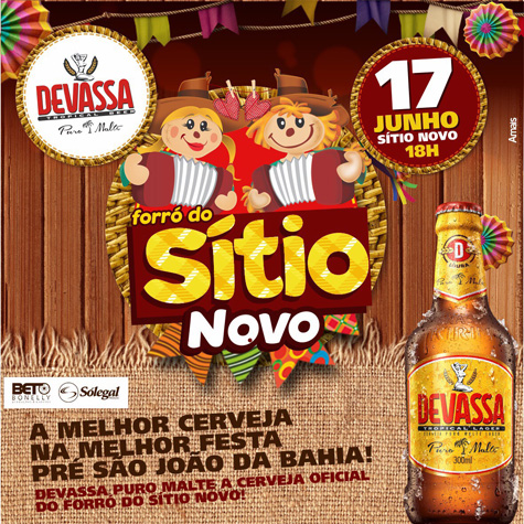 Produção do Forró do Sítio Novo divulga a cerveja oficial da festa