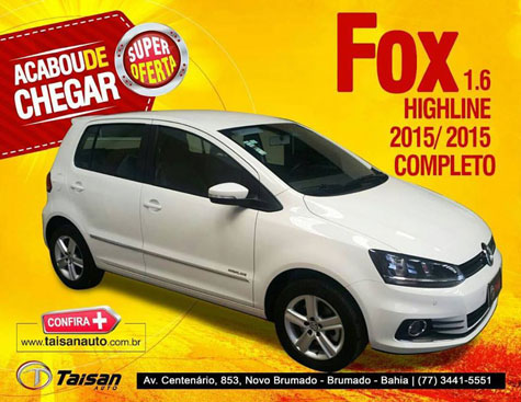 Fox Highline acaba de chegar na Taisan Auto em Brumado