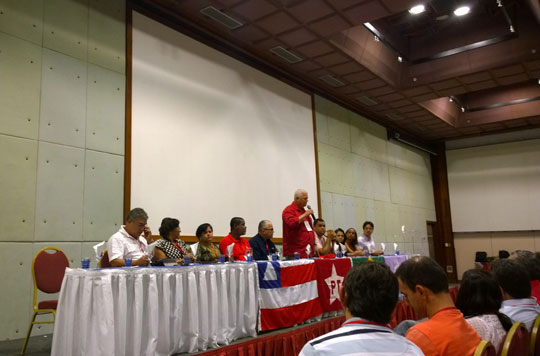 Fredinho participou da primeira reunião do Diretório Estadual do PT em Salvador
