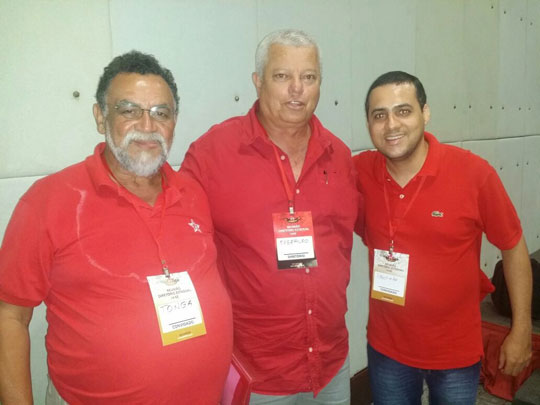 Fredinho participou da primeira reunião do Diretório Estadual do PT em Salvador