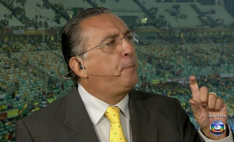 Globo volta atrás e Galvão Bueno vai narrar jogo do Brasil no sábado