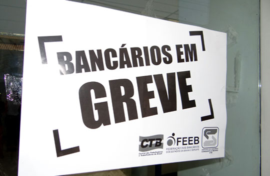 Greve nacional dos bancários tem início nesta terça-feira (6)