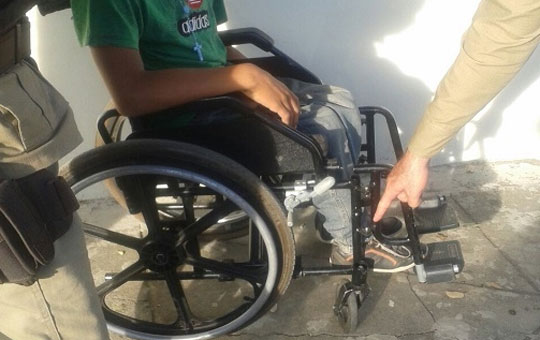 Guanambi: Menor é flagrado com maconha escondida em cadeira de rodas