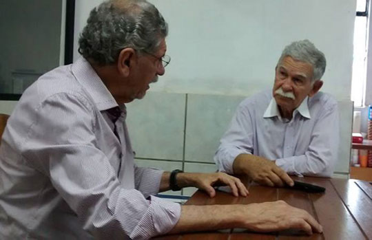 Herzem Gusmão e Eduardo Vasconcelos se reuniram e discutem sobre a região sudoeste