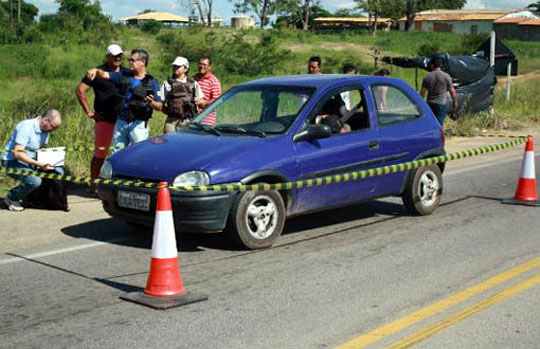 Anagé: Homem é executado na BA-262 enquanto dirigia